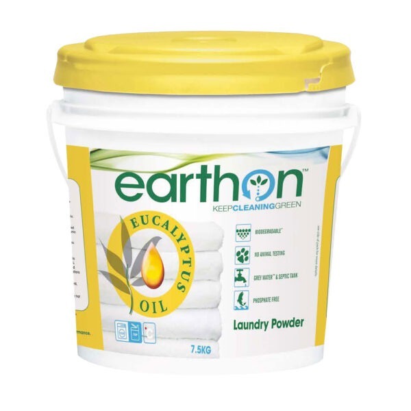 Earthon Eucalyptus Oil Laundry Powder 7.5kg Bucket