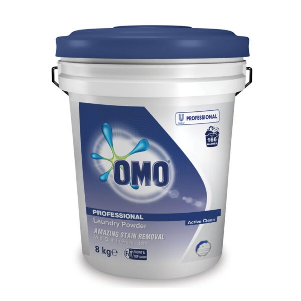 Omo Professional Active Clean F & T Load Laundry Powder 8kg