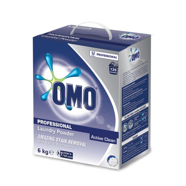 Omo Professional Active Clean F & T Load Laundry Powder 6kg