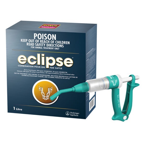 ECLIPSE® Pour-On for Cattle Gun Pack 1L