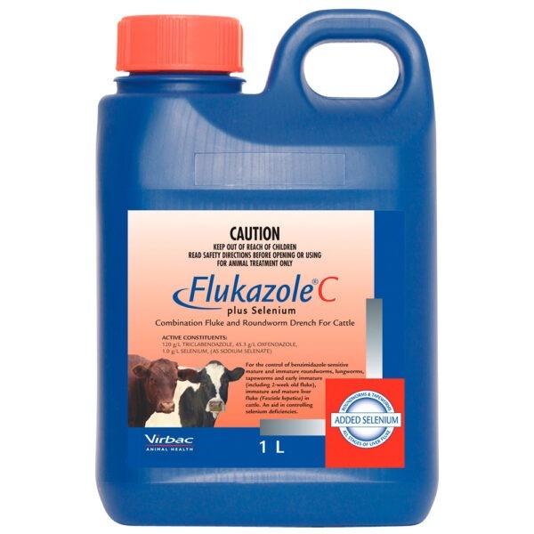 Virbac Flukazole C + Selenium - 1L