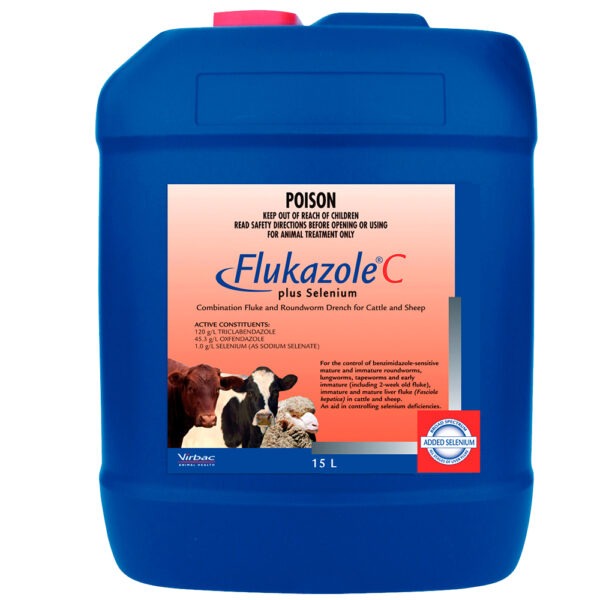 Virbac Flukazole C + Selenium - 15L