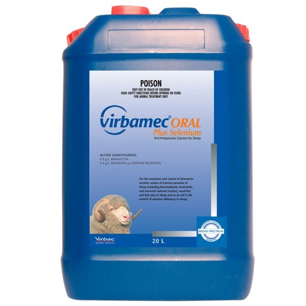 Virbac Virbamec Oral + Selenium - 20L