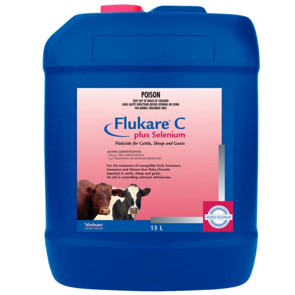 Virbac Flukare C + Selenium - 15L