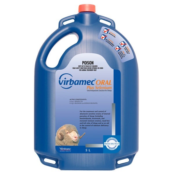 Virbac Virbamec Oral + Selenium - 5L