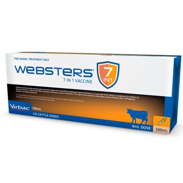 Virbac Websters 7 in 1 Vaccine - 500ml