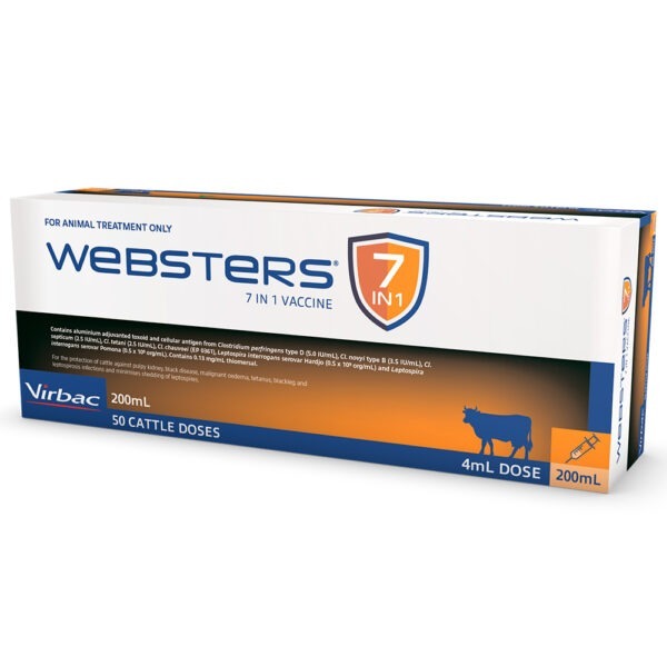 Virbac Websters 7 in 1 Vaccine - 200ml