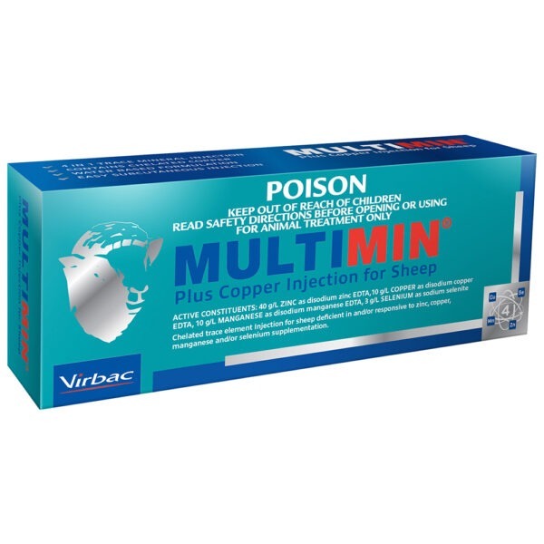 Virbac Multimin Plus Copper Injection for Sheep - 500ml
