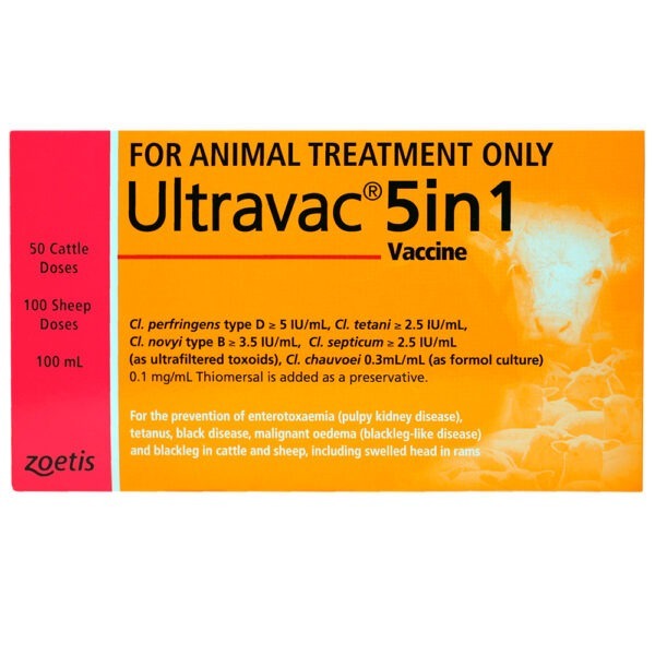 Zoetis Ultravac® 5in1 Vaccine 100ml