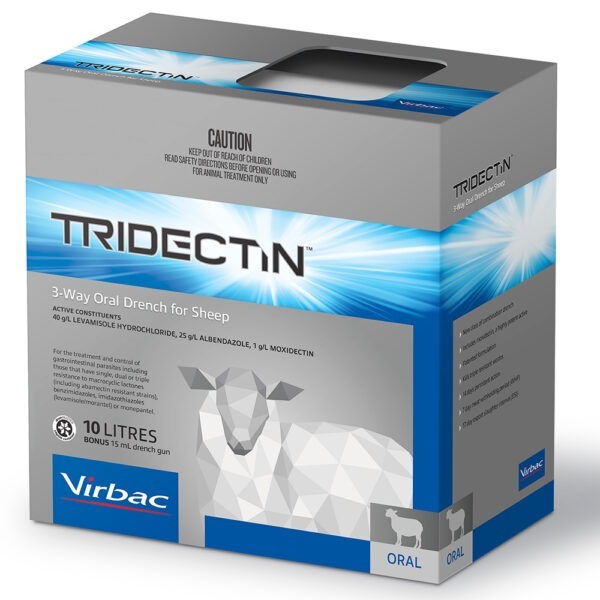 Virbac Tridectin Oral (Includes Drench Gun) - 10L