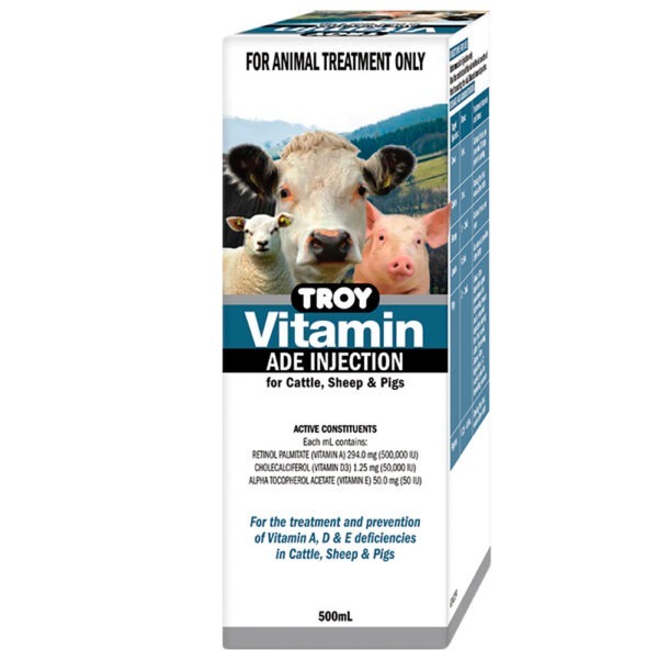 Troy Vitamin ADE Injection 500ml