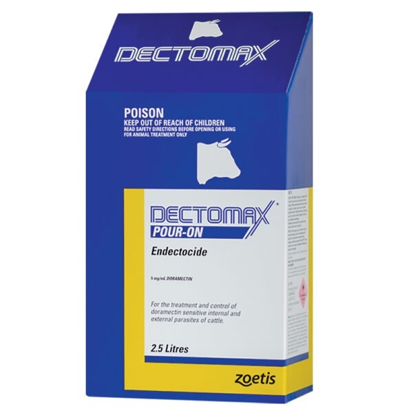 Zoetis Dectomax Pour On Endectocide 2.5L