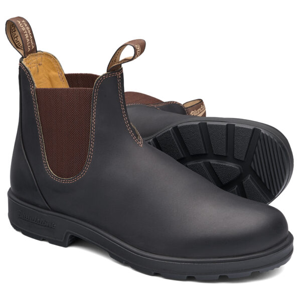 Blundstone #600 Brown Premium Leather Elastic Side Boot - Best Seller
