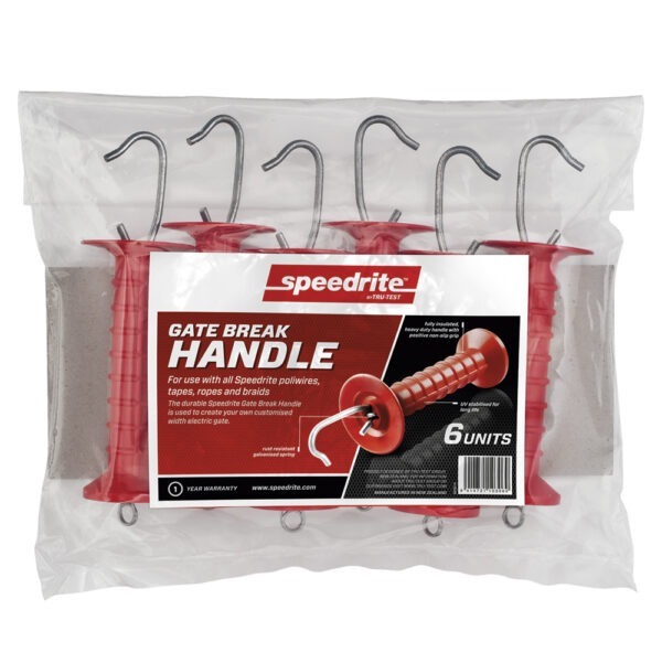 Datamars Speedrite Economy Gatebreak Handle - Red 6 bag