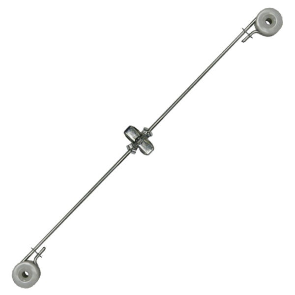 Datamars Speedrite Quick-Lock Steel Post Outrigger - 600mm Double Porcelain