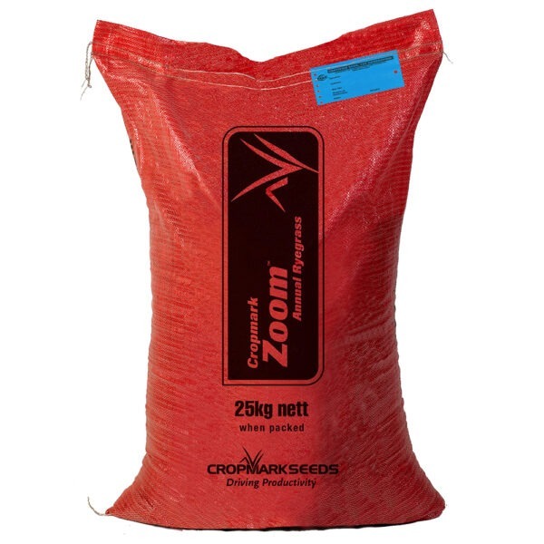 Cropmark Seeds Zoom Annual Ryegrass 25kg