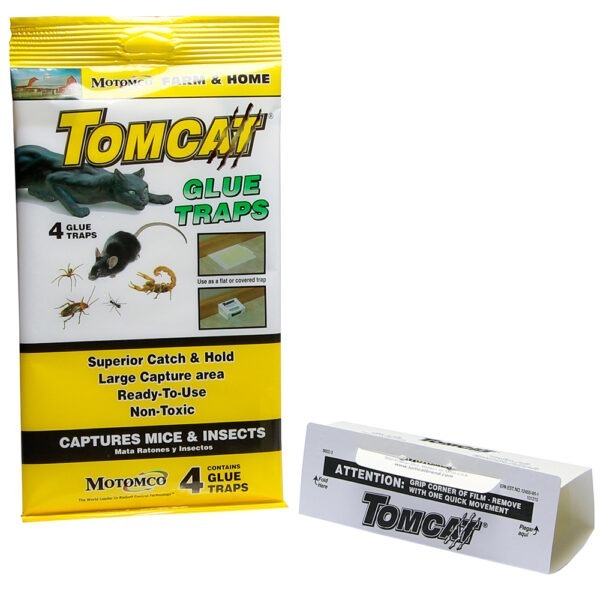 Barmac Tomcat Mouse & Insect Glue Trap 32509 4pk (Ctn 26)