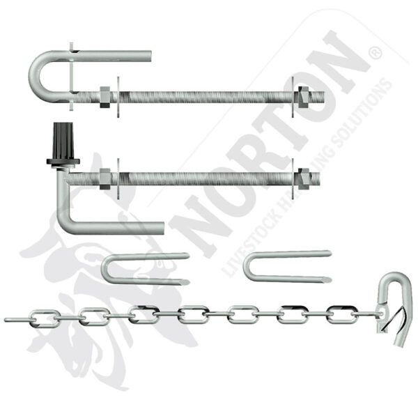 Norton Field Gate Pack 16/25nb 300mm Post - FGP189
