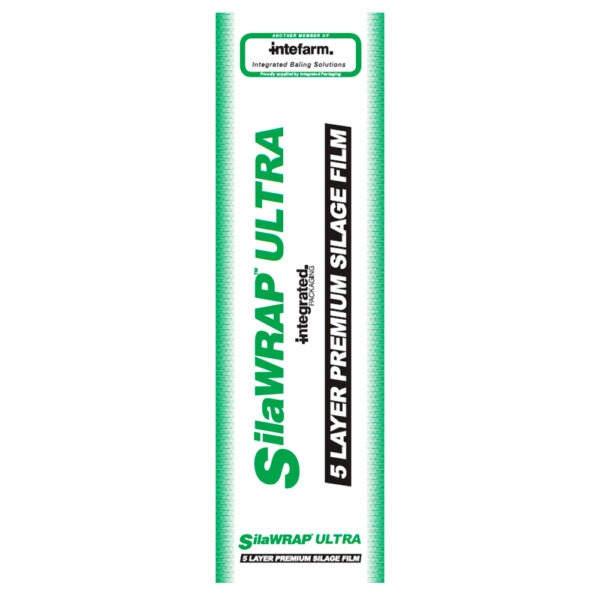 Agri Novatex Silage Film SilaWRAP Ultra 25um  750mm x 1500m Green (5 Layer) 40 Rolls/Pallet