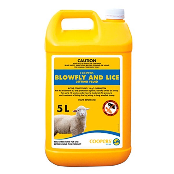Coopers Blowfly & Lice Jetting Fluid 5L
