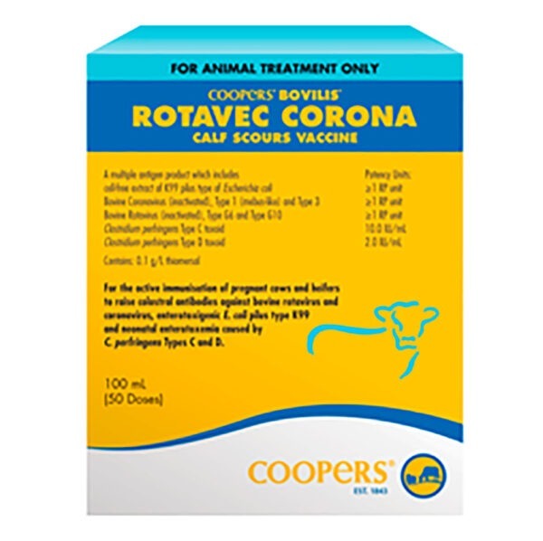 Coopers Bovilis Rotavec Corona 100ml (50 Dose)