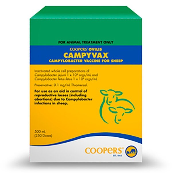 Coopers Ovilis Campyvax 500ml (250 Dose)
