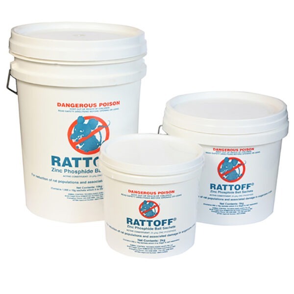 ACTA RATTOFF® Zinc Phosphide Bait Sachets 5kg