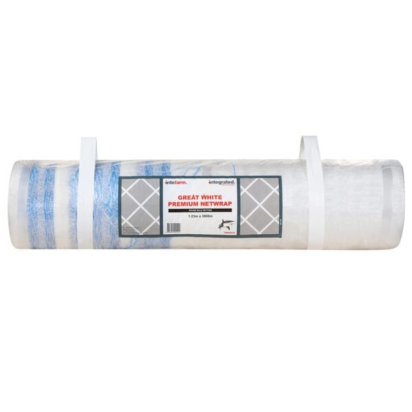 Agri Novatex NETWRAP Great White 1.23m x 3800m 16 Rolls/Pallet