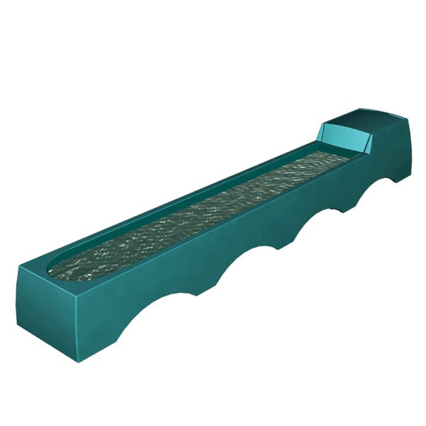 Polymaster Sweep Trough 200L (Standard 25mm valve) - H360 x W540 x L3500mm
