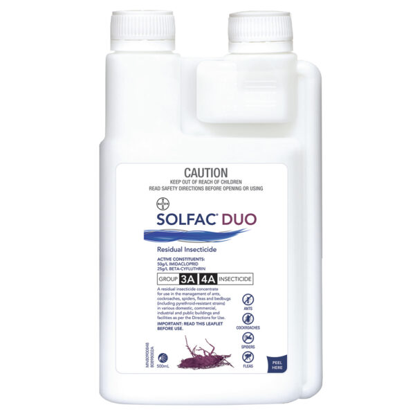 Bayer SOLFAC® Duo Insecticide 500ml