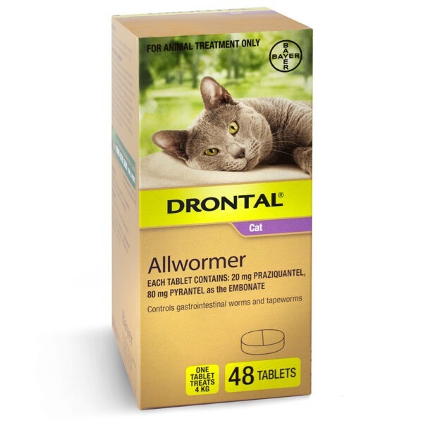 Bayer DRONTAL® Ellipsoid For Cats 4kg Tablet