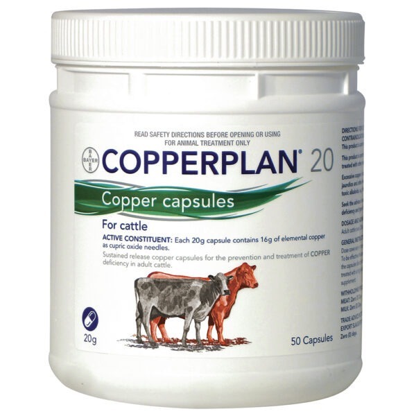 Bayer COPPERPLAN® 20 (50 Capsules)