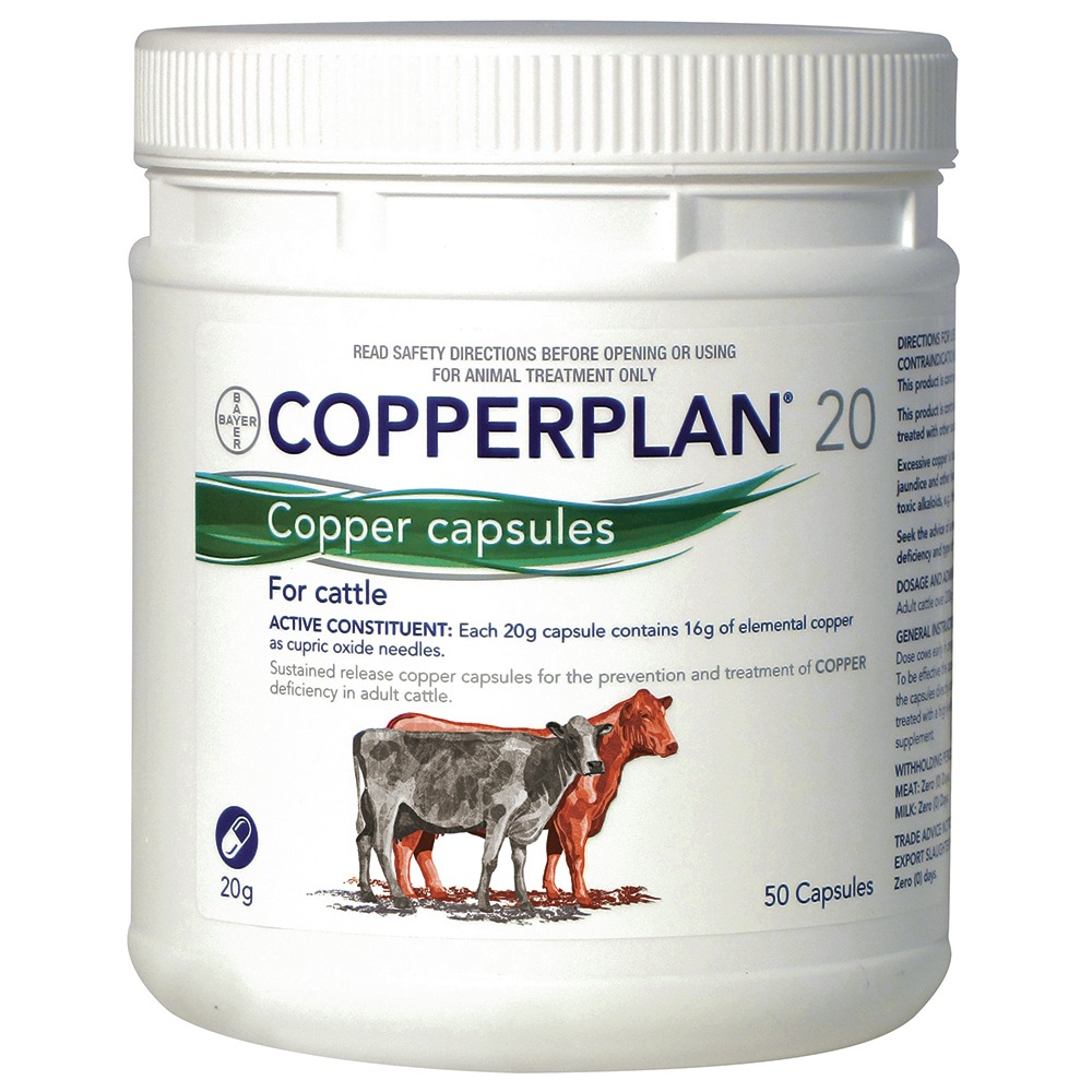 Bayer COPPERPLAN® 20 (50 Capsules) - AG Warehouse