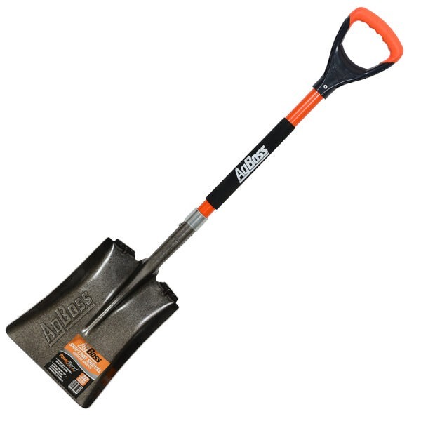 Agboss Shifting Shovel Fibreglass Square D Handle