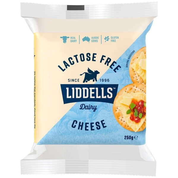 Liddells Lactose Free Cheese Block 250g