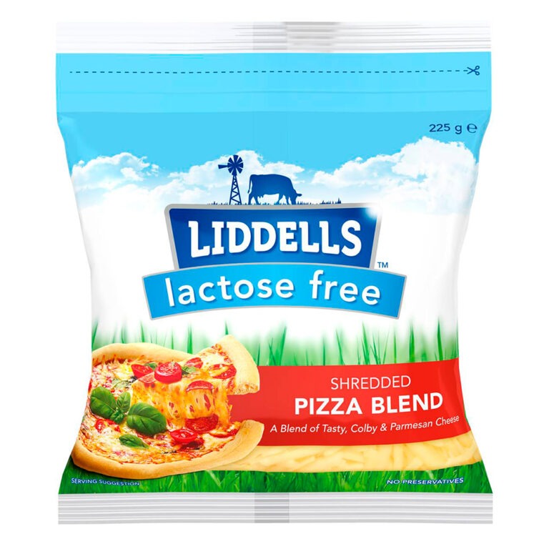 liddells lactose free pizza cheese