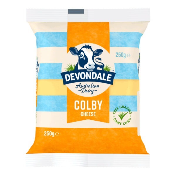 Devondale Colby Cheese Block 250g