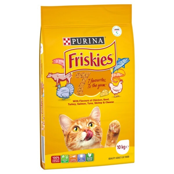 Purina Friskies Adult Cat Varieties - Seven 10kg